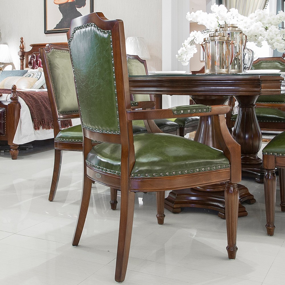 台森 现代经典美式 鹅掌楸木 jm-756-2扶手椅 600