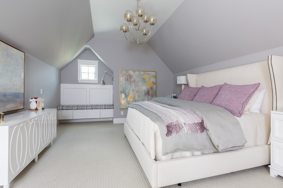 柔美浪漫简欧风格卧室装修实景图